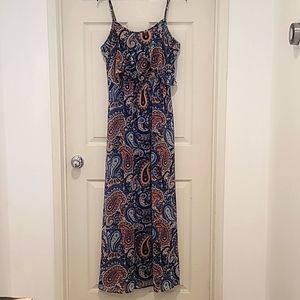 Beautiful multi-colored Paisley Bohemian dress.